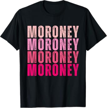 Personalized Name Moroney I Love Moroney Vintage T-Shirt