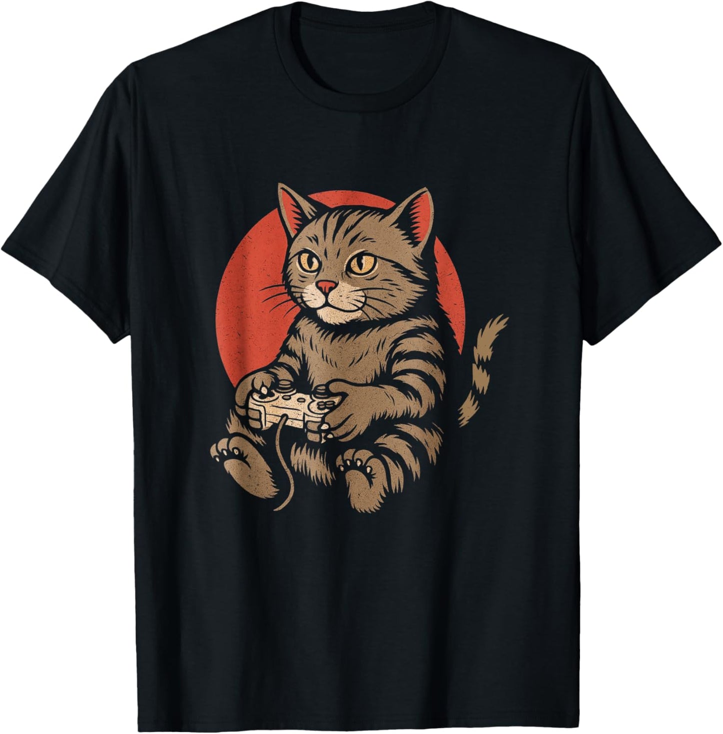 Cats and Gaming Shirt for Men Women Gamer Boys T-Shirt