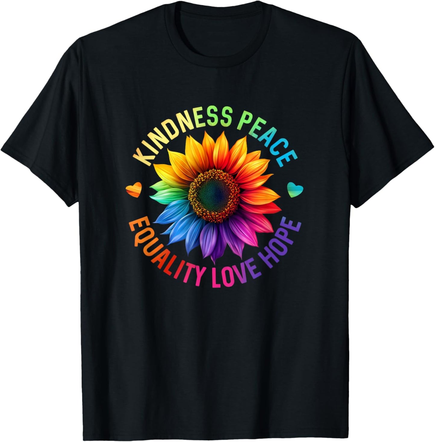 Sunflower Rainbow Ally Lgbtq Lgbt Gay Pride Month Women T-Shirt