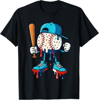 Baseball Lifestyle 101 Apparel Youth Baseball Drip Icecream T-Shirt