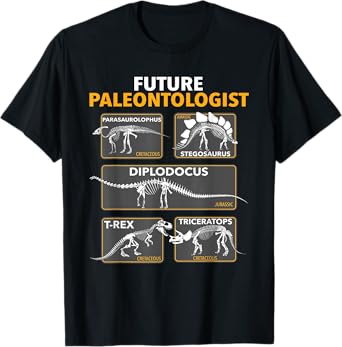 Cool Future Paleontologist Funny Dinosaur Fossil Enthusiast T-Shirt
