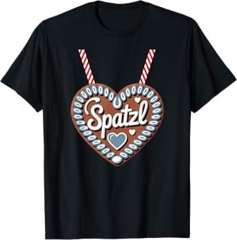 Spatzl Heart Gingerbread Bavaria German T-Shirt