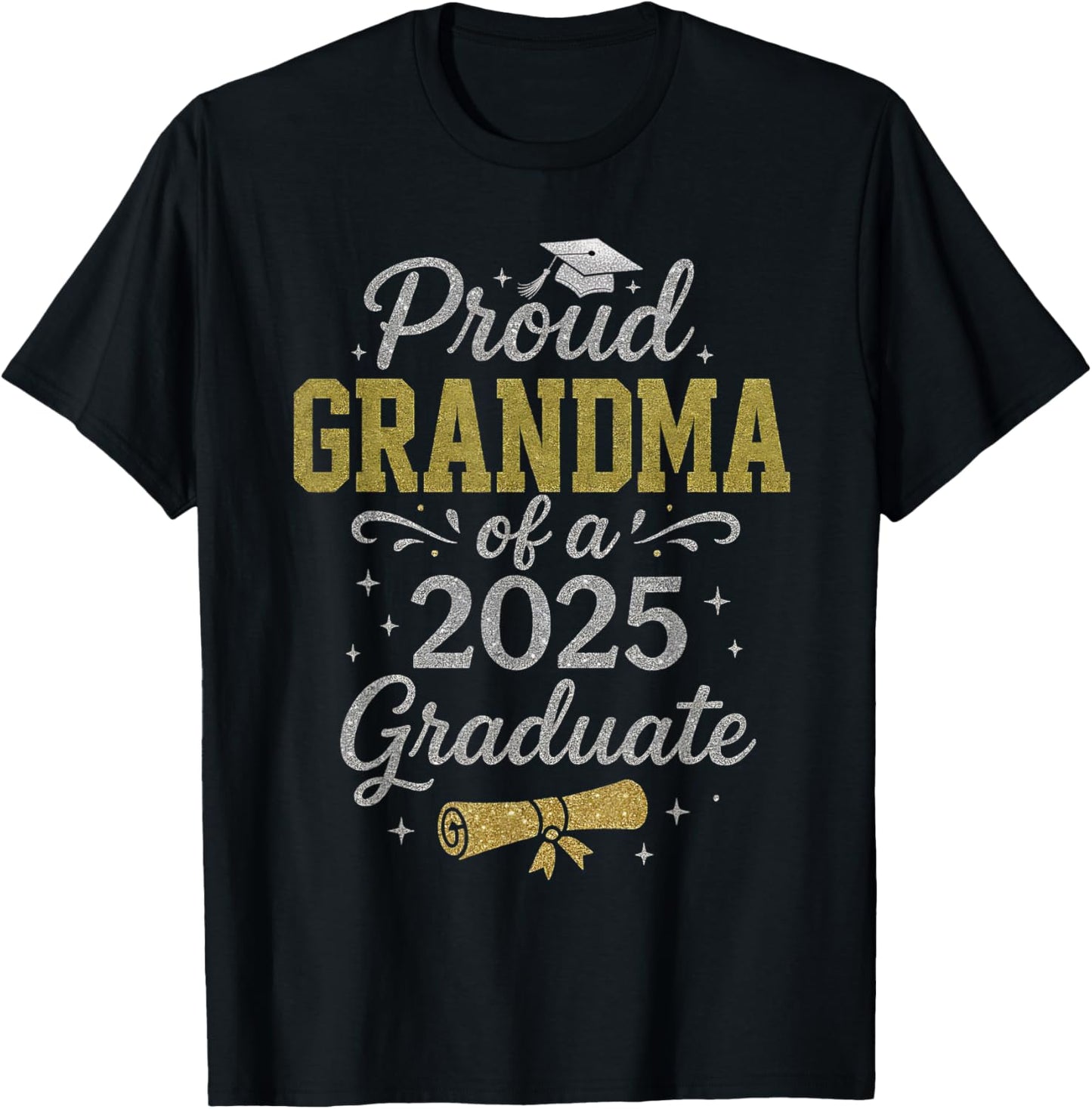 Proud Grandma of a 2025 Graduate Senior Graduation Women T-Shirt