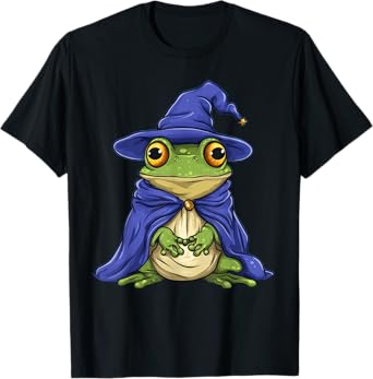 Frog Wizard Fantasy T-Shirt