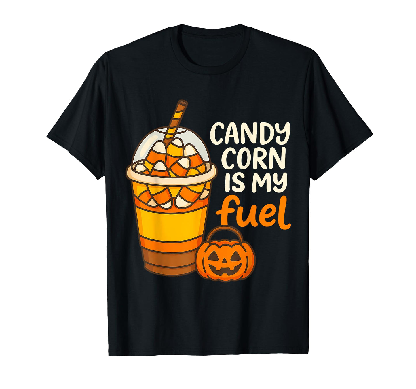 Halloween Candy Corn is My Fuel Funny Candy Corn Team Kids T-Shirt