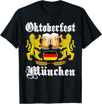 Oktoberfest Munich Beer Festival Germany Flag & Beer Stein T-Shirt