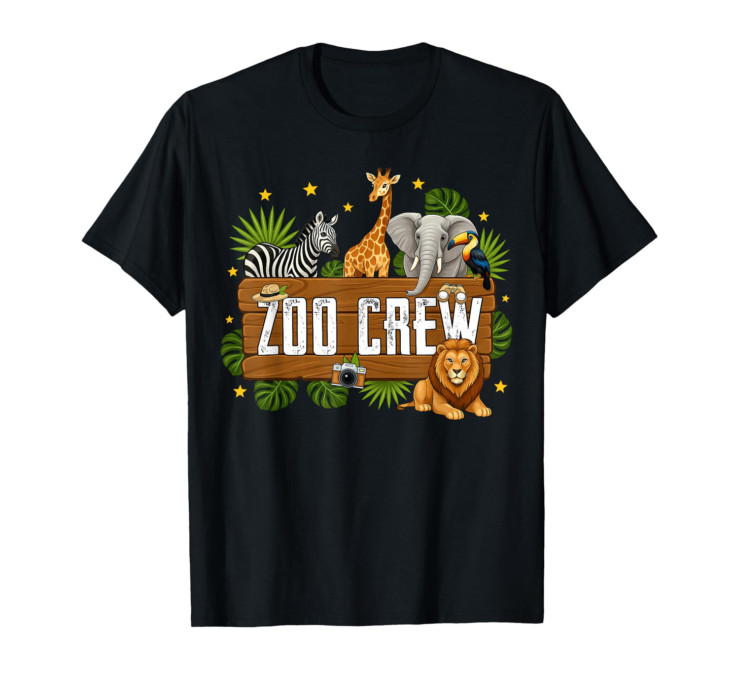 Zoo Crew Safari Wildlife Animal Zoo Keeper Matching Kids Boy T-Shirt