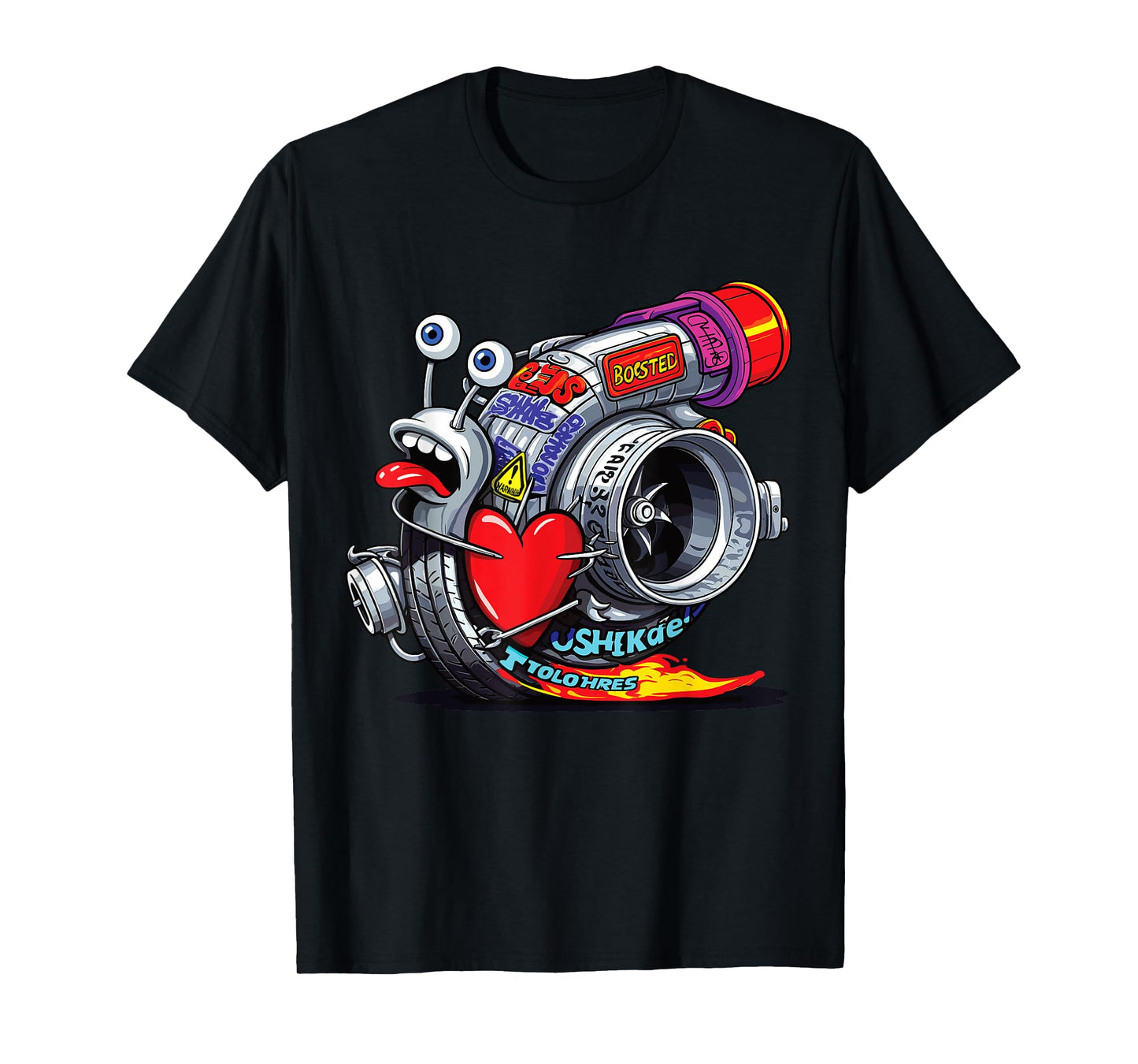 Turbocharger Snail Turbo Race Car Boost Mechanic Tuning Car T-Shirt