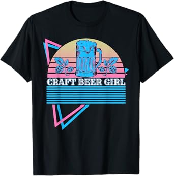 Craft Beer Girl Retro Craft Beer Girl T-Shirt