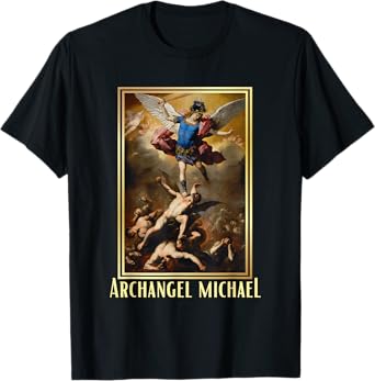 St Michael the Archangel - Protector Catholic Church Angel T-Shirt