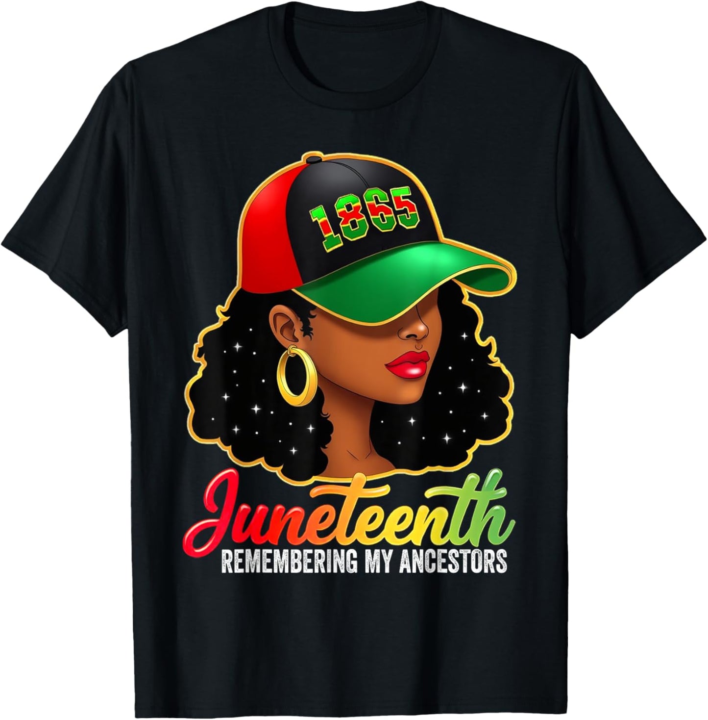 Juneteenth Remembering My Ancestors Black Women Juneteenth T-Shirt