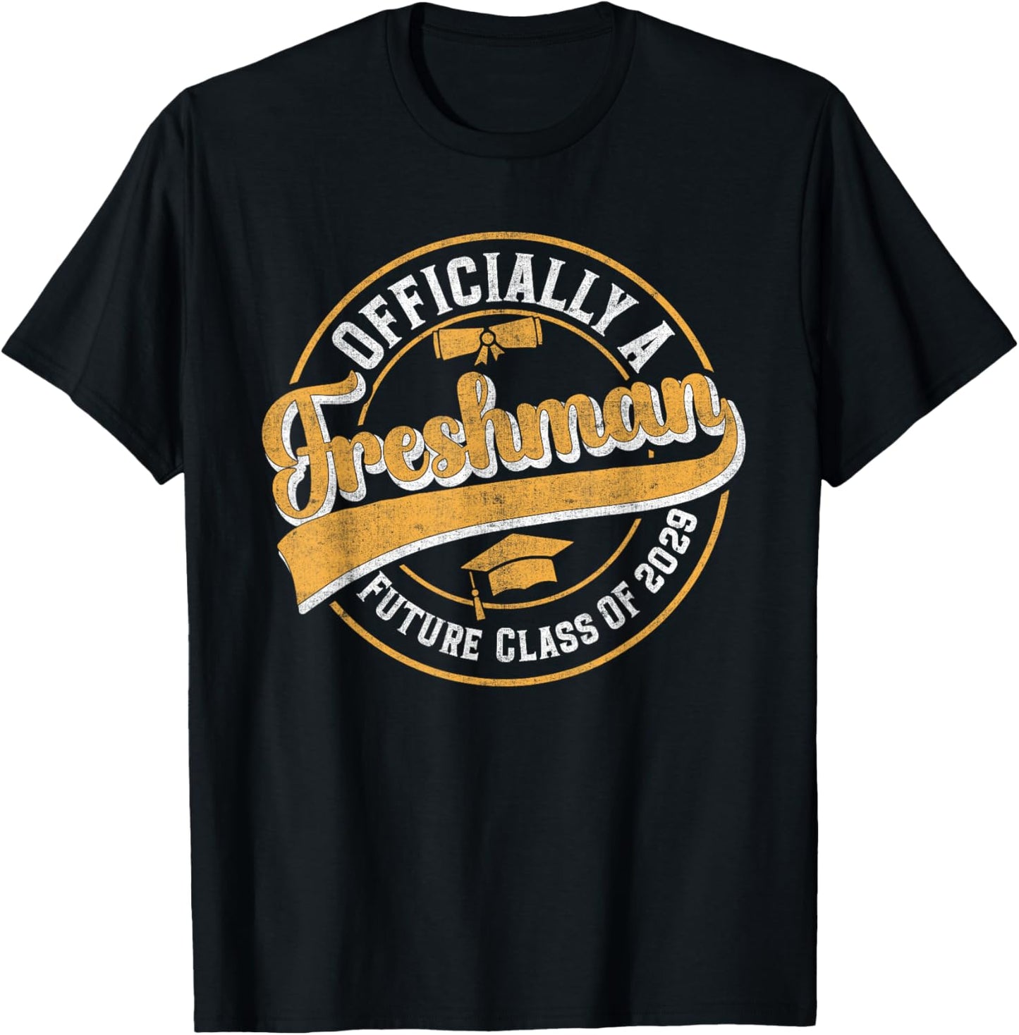 Officially A Freshman Class Of 2029 First Day Of 9th Grade T-shirt by TeeBrew