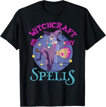 Witchcraft & DIY Spells – Funny Witch for Halloween Lovers T-Shirt