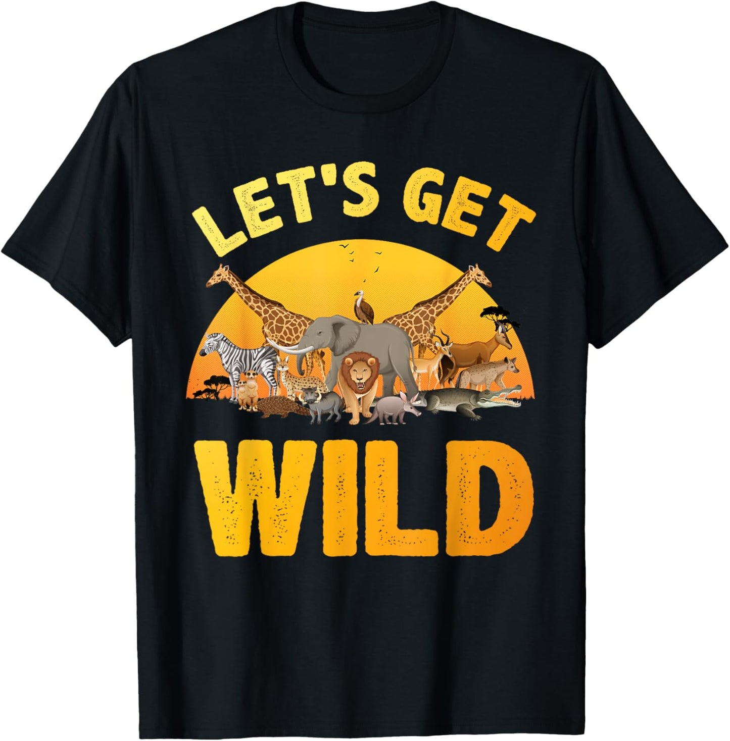 Funny Safari Costume For Kids Men Women Africa Safari Lover T-Shirt