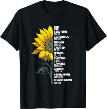 You Beautiful And Enough Created Strong Christian T-Shirt