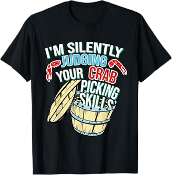 Funny Blue Crab Feast Chesapeake Bay Maryland Crabbing Men T-Shirt