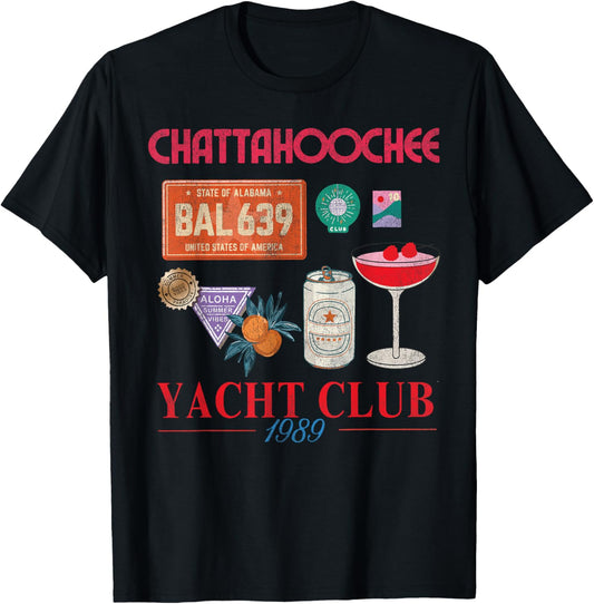 Chattahoochee Yacht Club Trendy Summer T-Shirt