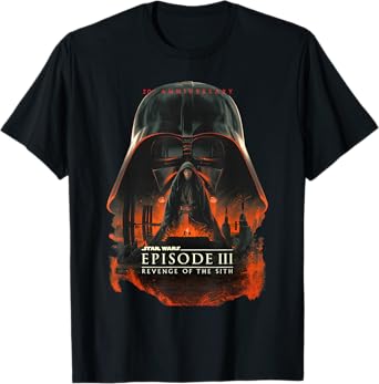 Star Wars 20th Anniversary Episode III Epic Big Chest Poster T-Shirt