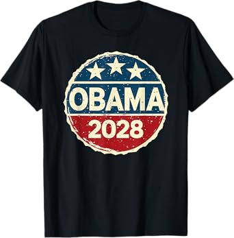 Obama For President 2028 Obama 2028 T-Shirt