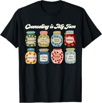 Counseling Is My Jam Psych School Counseling Week Women Men T-Shirt