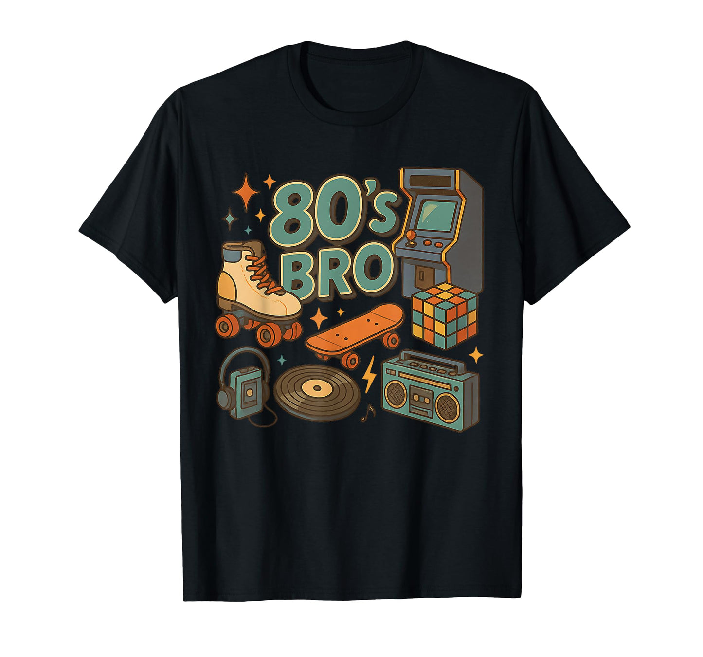 Old School 80s Bro Vintage Throwback 80's Vibe T-Shirt