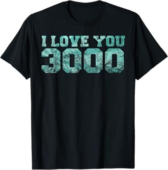 I Love You Dad 3000 Time T-shirt Vintage Retro Hero Gift T-Shirt