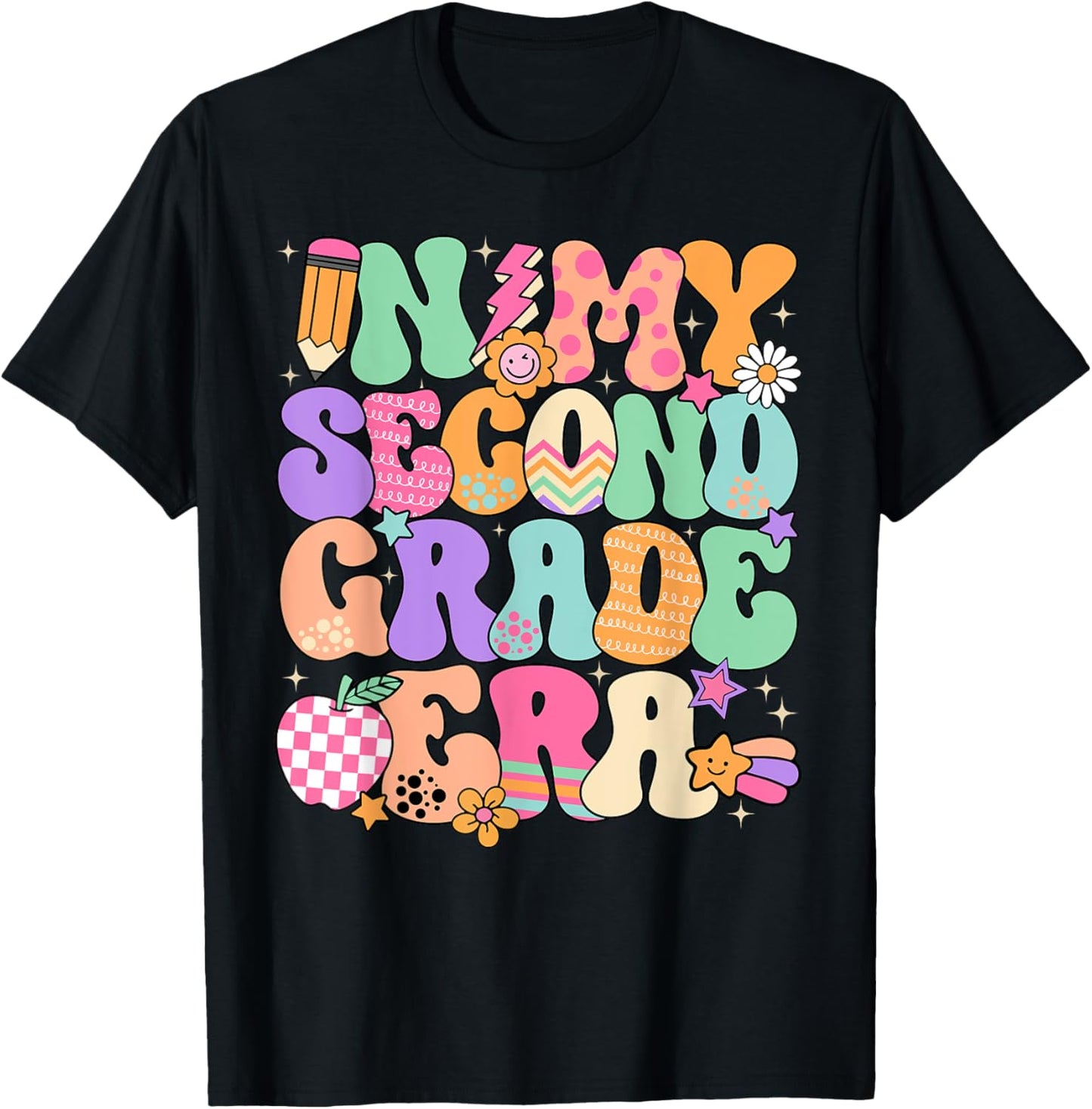 In My Second Grade Era Cute 2nd Grade Teacher Back To School Student Kids T-shirt by TeeBrew