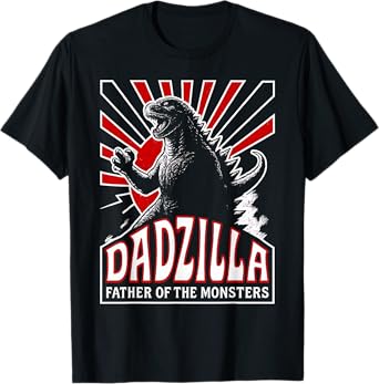 Vintage Dadzilla Father Of The Monsters Mens Fathers Day T-Shirt