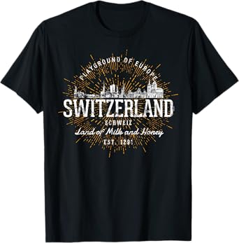 Retro Switzerland Vintage T-Shirt