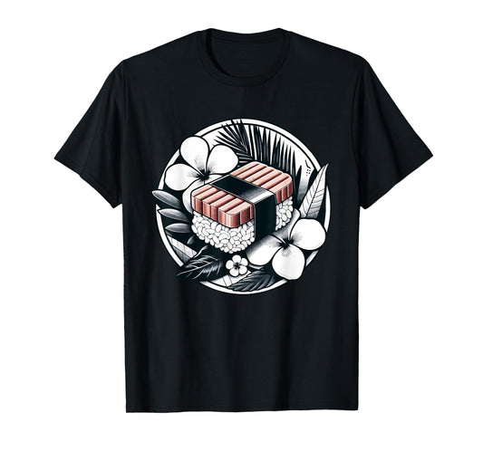 Aloha Musubi Hawaiian Rice Snack Sushi Lover Hawaii Retro T-Shirt