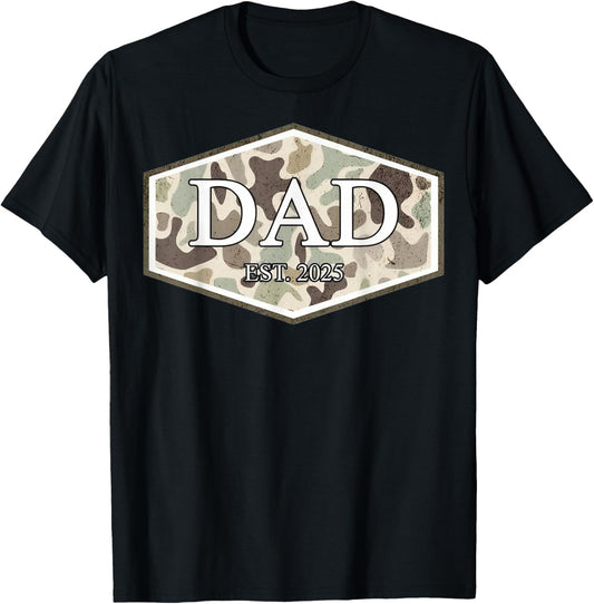 Camo Dad, Retro Camouflage Daddy Father's Day T-Shirt