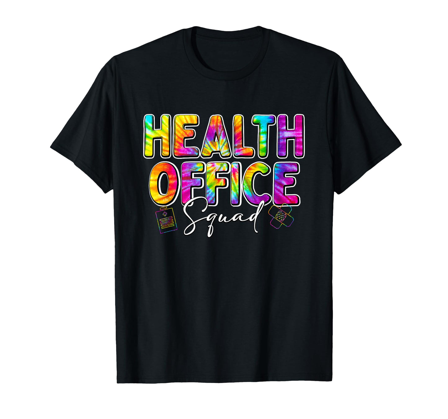 Health Office Squad Tie Dye Back To School Nurse Life T-Shirt