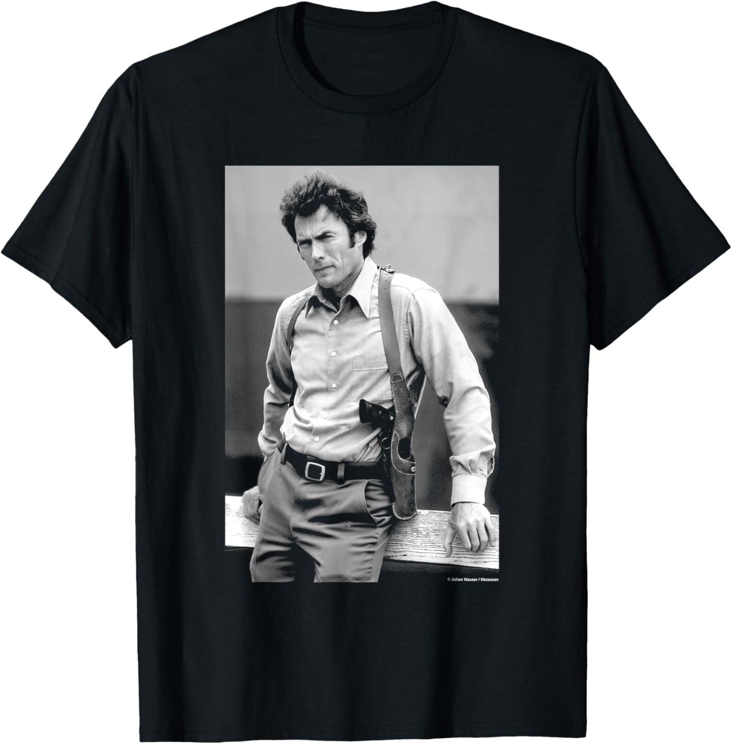 Clint Eastwood Magnum Force Dirty Harry By Julian Wasser T-Shirt