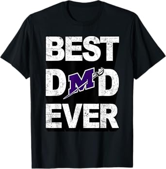 Best Millsaps College Dad Ever Vintage Design for Men T-Shirt