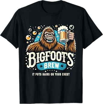 Funny Beer Brand Parody - Bigfoot Brew T-Shirt