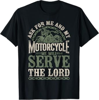 Classic Motorcycle Biker Jesus Faith Christian Biker As For T-Shirt