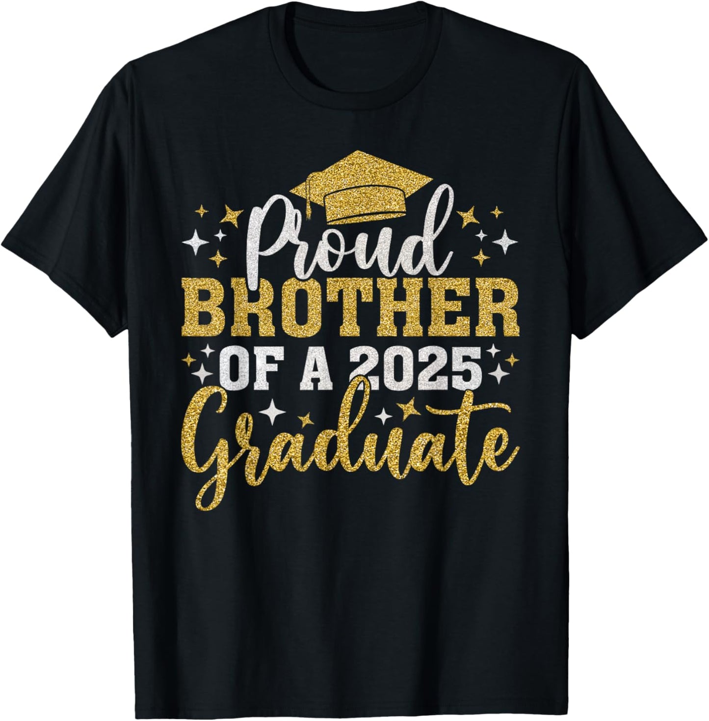 Brother Senior 2025 Proud Brother Of Class Of 2025 Graduate T-Shirt