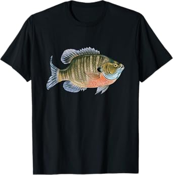Love To Go Fishing Gift Catch Freshwater Fish Bluegill T-Shirt