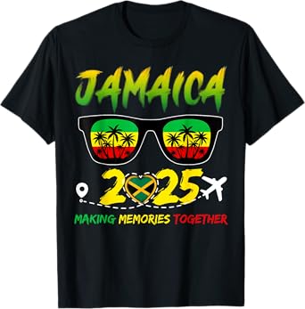 Jamaica Family Reunion 2025 Making Memories Vacation Summer T-Shirt