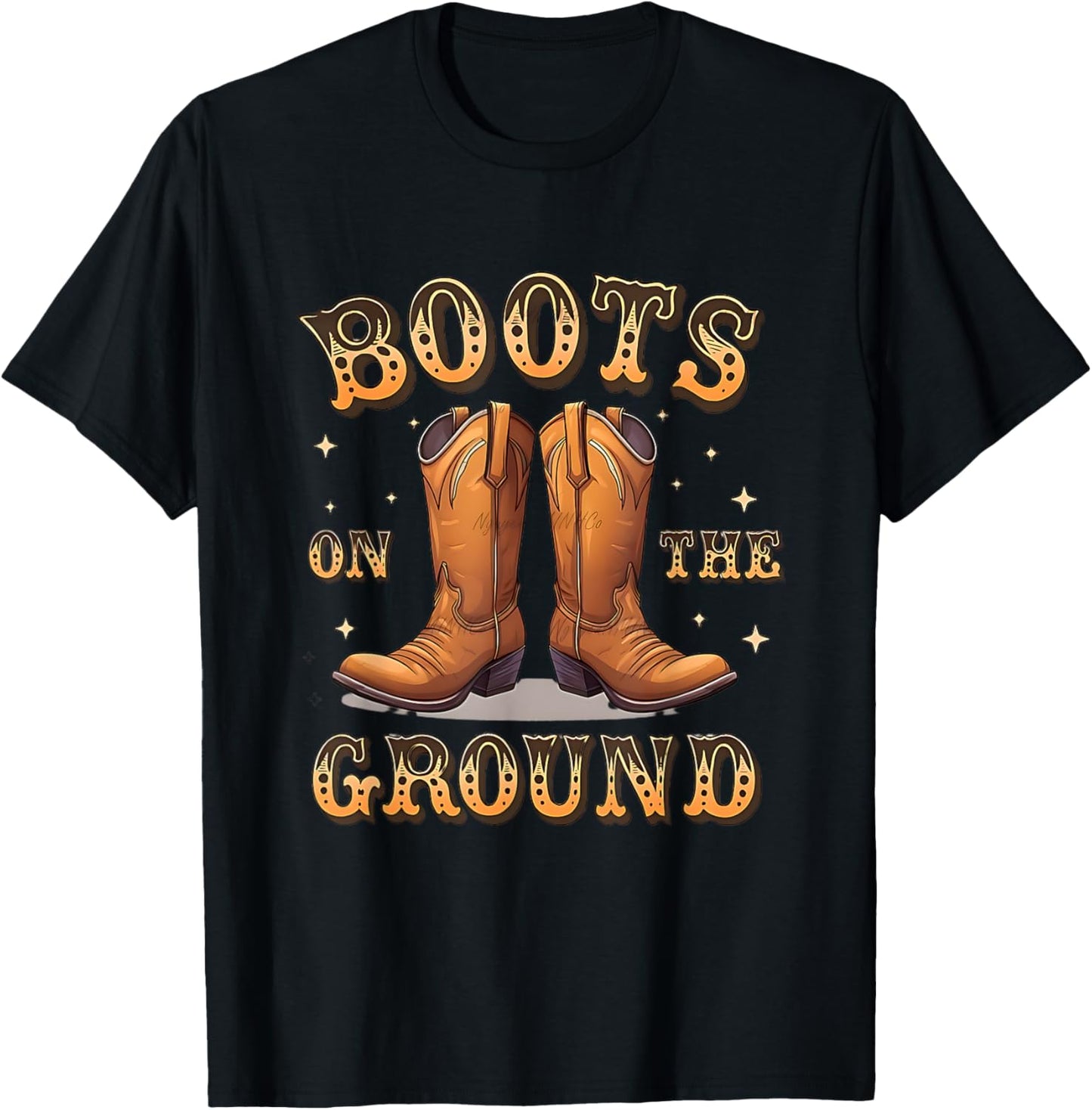 Boots On The Ground Where Them Fans At T-Shirt