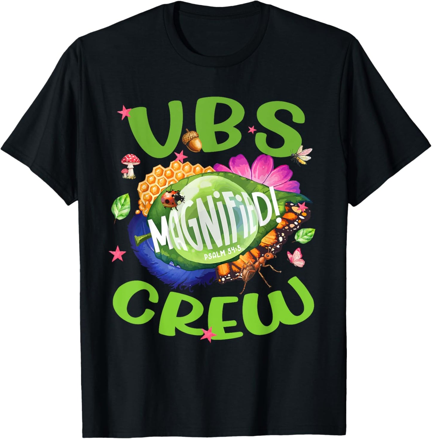 3 Christian Bug Summer Faith T-Shirt