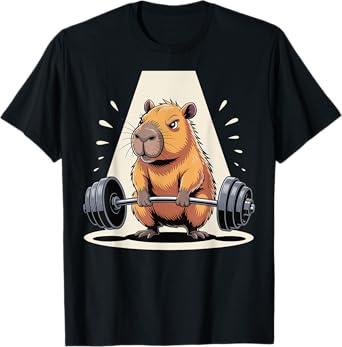 Capybara Funny Fitness Capy Lover Men Women Kids T-Shirt