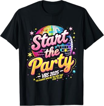 Christian VBS Crew Start The Party VBS 2025 Show Me The Path T-Shirt
