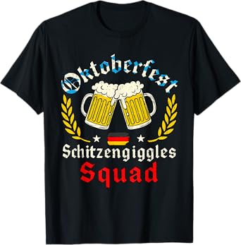 German Team Oktoberfest Lederhosen Drinking Beer Festival T-Shirt