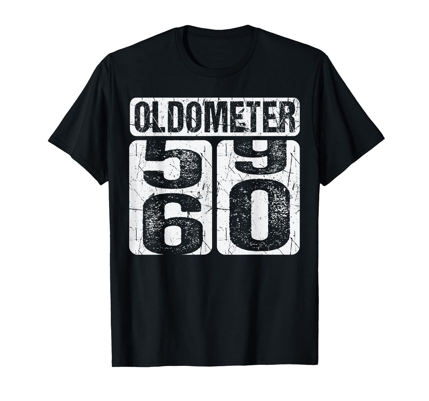 Oldometer 59-60 Vintage - Funny 60th Birthday T-Shirt