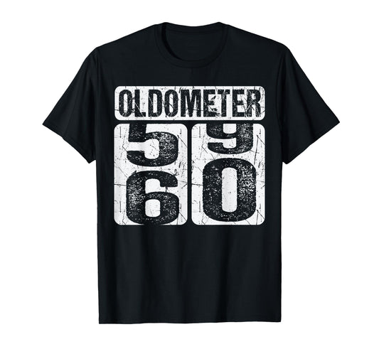 Oldometer 59-60 Vintage - Funny 60th Birthday T-Shirt