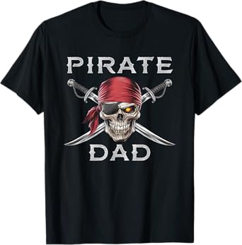 Mens Pirate Dad T-Shirt