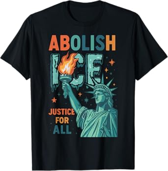 American ICE Funny Abolish ICE Women Chinga La Migra T-Shirt