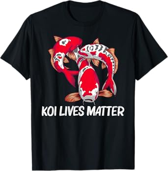 Koi Fish Gift For Men Women Japan Koi Carp Fishes Pond Lover T-Shirt