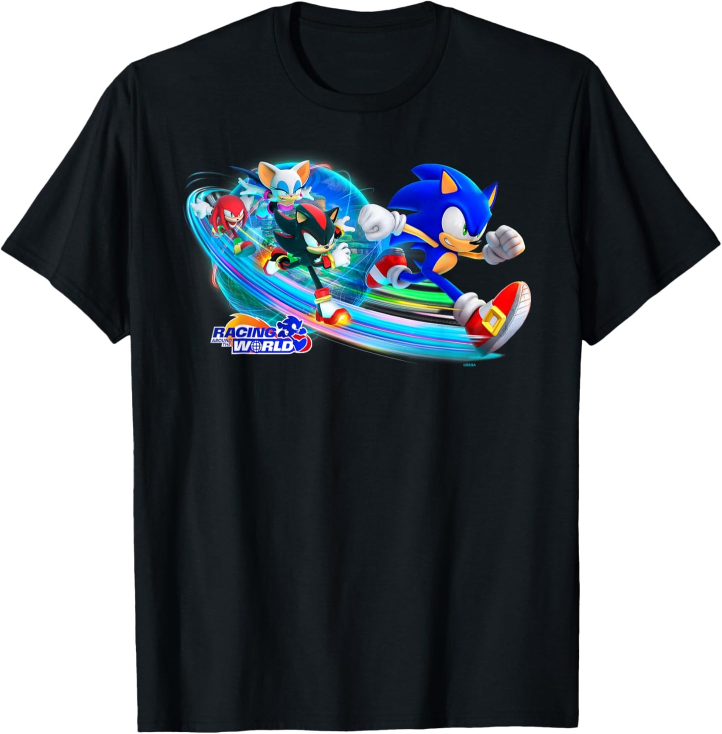 Sonic the Hedgehog - Racing Around the World key art T-Shirt